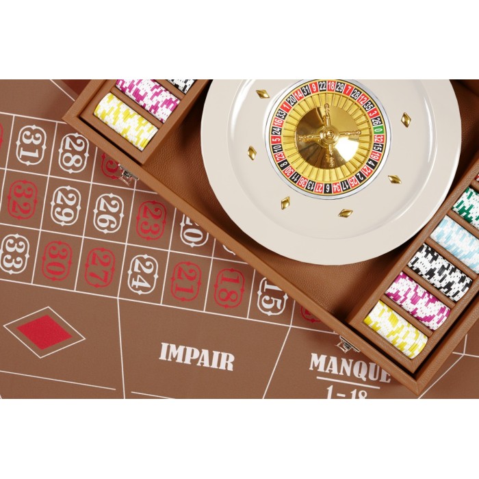 Coffret Roulette - Cuir - Effet Buffle