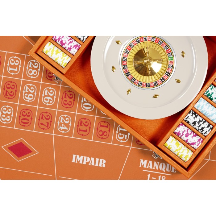 Coffret Roulette - Cuir - Effet Buffle