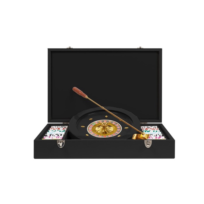 Coffret Roulette - Cuir - Effet Buffle