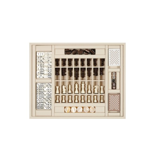 Coffret Multi-jeux - Cuir - Effet Buffle