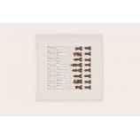 Coffret d'échecs - Cuir - Effet de Buffle - 45cm