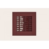 Coffret d'échecs - Cuir - Effet de Buffle - 45cm