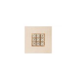 Tic Tac Toe en Cuir - Effet Alligator