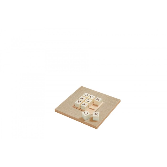 Tic Tac Toe en Cuir - Effet Alligator