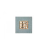 Tic Tac Toe en Cuir - Effet Alligator