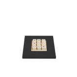 Tic Tac Toe en Cuir - Effet Alligator