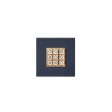 Tic Tac Toe en Cuir - Effet Alligator