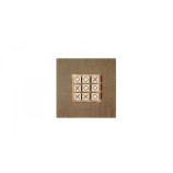 Tic Tac Toe en Cuir - Effet Alligator