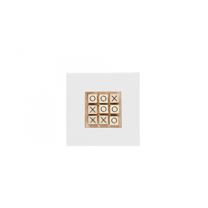 Tic Tac Toe en Cuir - Effet Buffle
