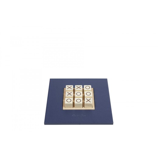 Tic Tac Toe en Cuir - Effet Buffle