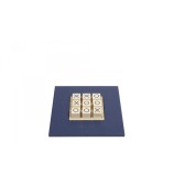 Tic Tac Toe en Cuir - Effet Buffle