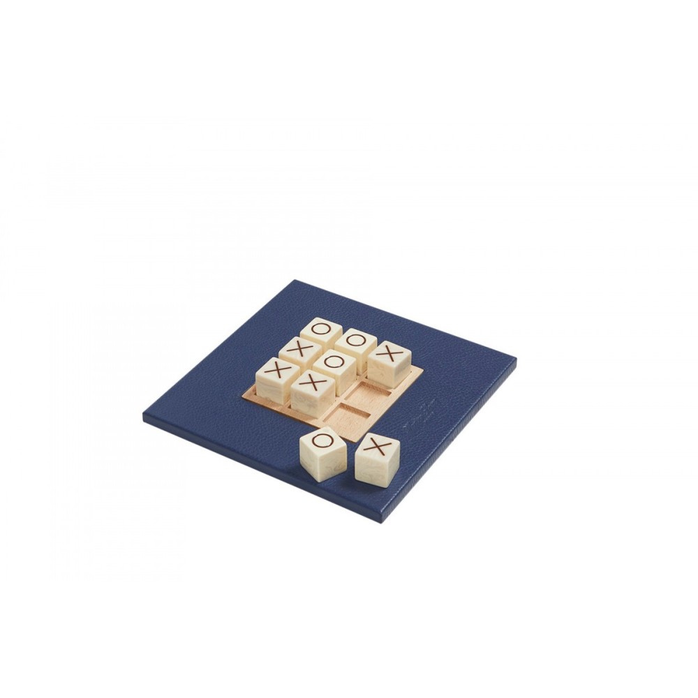 Tic Tac Toe en Cuir - Effet Buffle