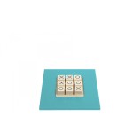 Tic Tac Toe en Cuir - Effet Buffle