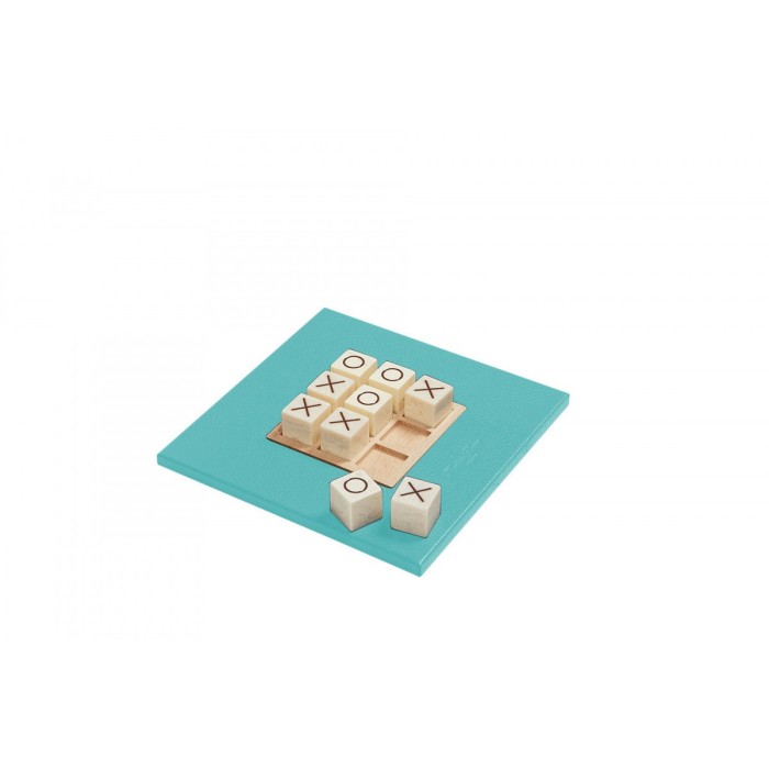 Tic Tac Toe en Cuir - Effet Buffle