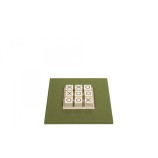 Tic Tac Toe en Cuir - Effet Buffle
