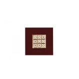 Tic Tac Toe en Cuir - Effet Buffle