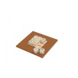 Tic Tac Toe en Cuir - Effet Buffle