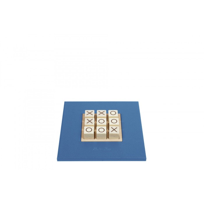 Tic Tac Toe en Cuir - Effet Buffle