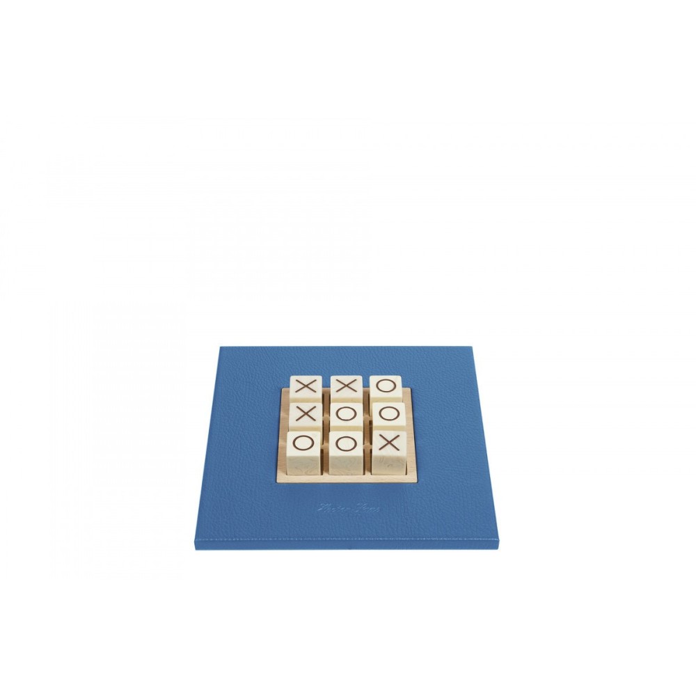Tic Tac Toe en Cuir - Effet Buffle