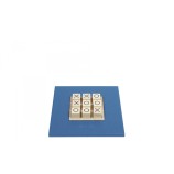 Tic Tac Toe en Cuir - Effet Buffle