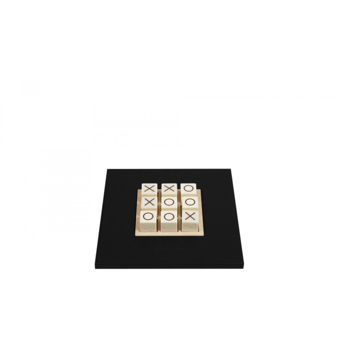 Tic Tac Toe en Cuir - Effet Buffle