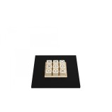 Tic Tac Toe en Cuir - Effet Buffle