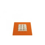 Tic Tac Toe en Cuir - Effet Buffle