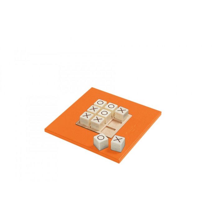 Tic Tac Toe en Cuir - Effet Buffle