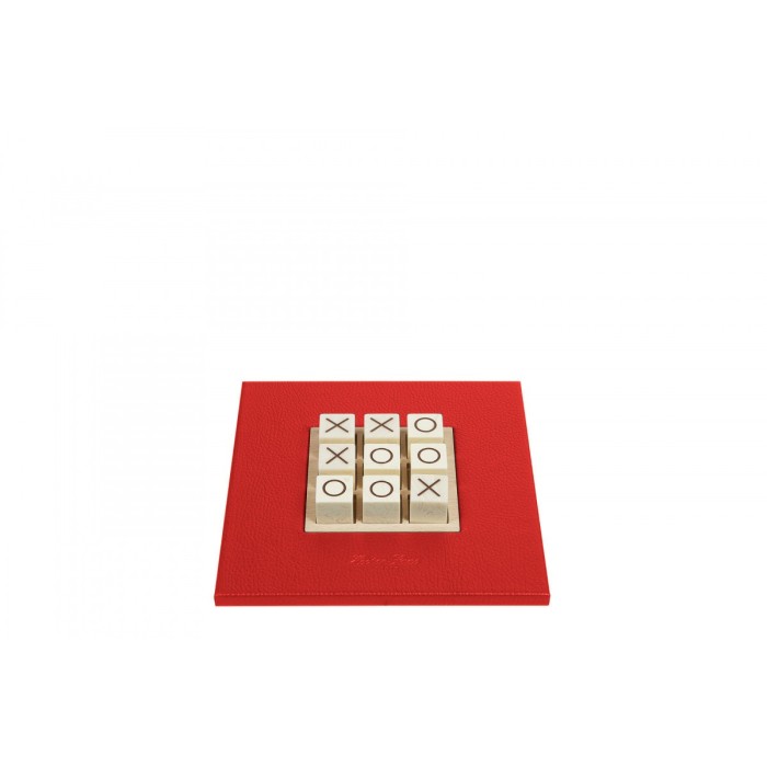 Tic Tac Toe en Cuir - Effet Buffle