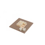 Tic Tac Toe en Cuir - Effet Buffle