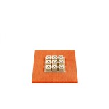 Tic Tac Toe en Cuir - Effet Chaîne