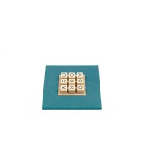 Tic Tac Toe en Cuir - Effet Chaîne