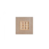Tic Tac Toe en Cuir - Effet Galuchat