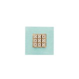 Tic Tac Toe en Toile Jeans