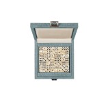Coffret Domino Deluxe - Cuir - Effet Alligator