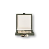 Coffret Domino Deluxe - Cuir - Effet Alligator