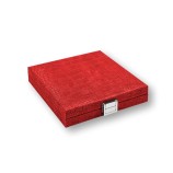 Coffret Domino Deluxe - Cuir - Effet Alligator