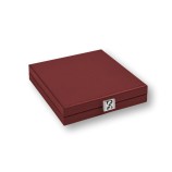 Coffret Domino Deluxe - Cuir - Effet Buffle