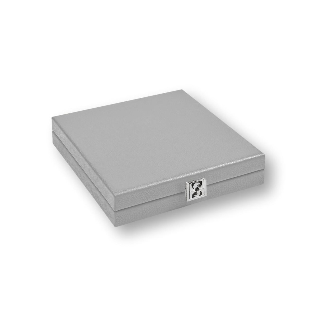 Coffret Domino Deluxe - Cuir - Effet Buffle