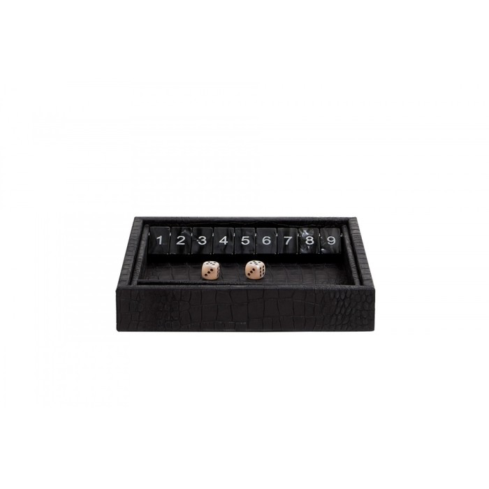 Shut the Box en Cuir - Effet Alligator