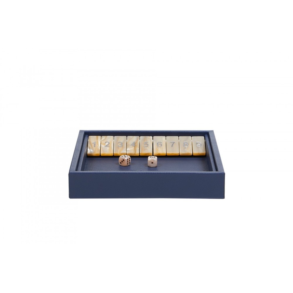 Shut the Box en Cuir - Effet Buffle