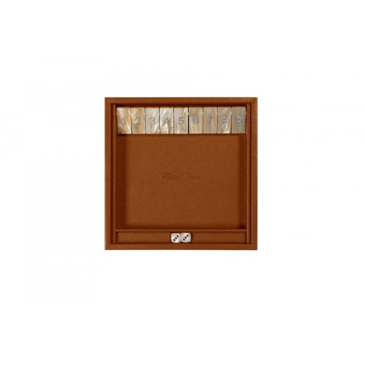 Shut the Box en Cuir - Effet Buffle