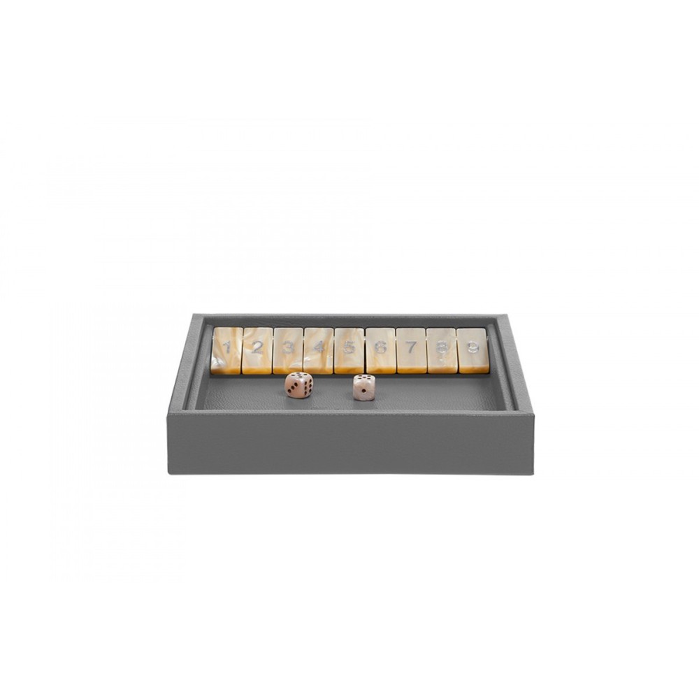 Shut the Box en Cuir - Effet Buffle