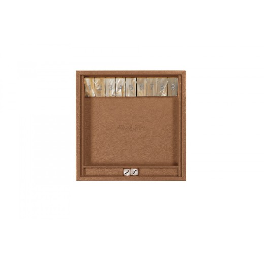 Shut the Box en Cuir - Effet Buffle