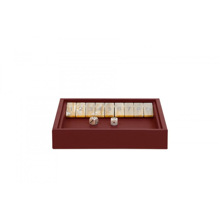 Shut the Box en Cuir - Effet Buffle
