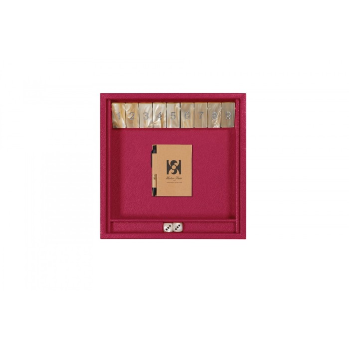 Shut the Box en Cuir - Effet Buffle