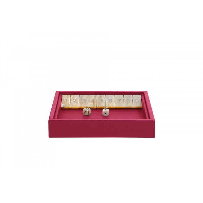 Shut the Box en Cuir - Effet Buffle