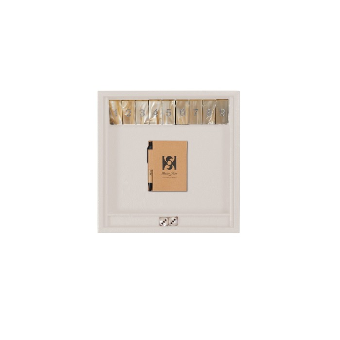 Shut the Box en Cuir - Effet Buffle