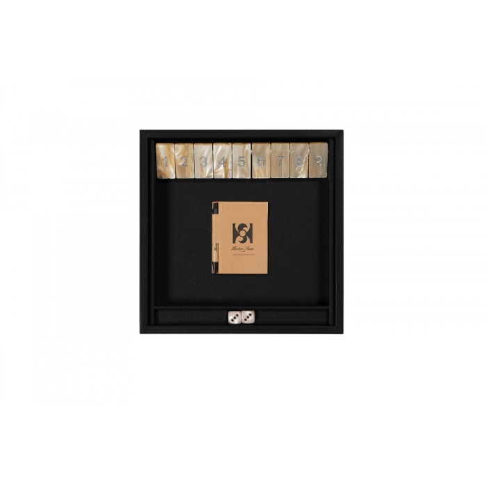 Shut the Box en Cuir - Effet Buffle