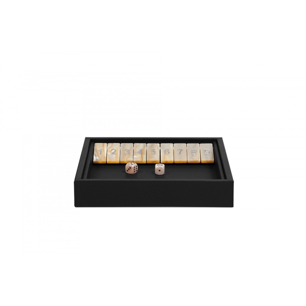 Shut the Box en Cuir - Effet Buffle
